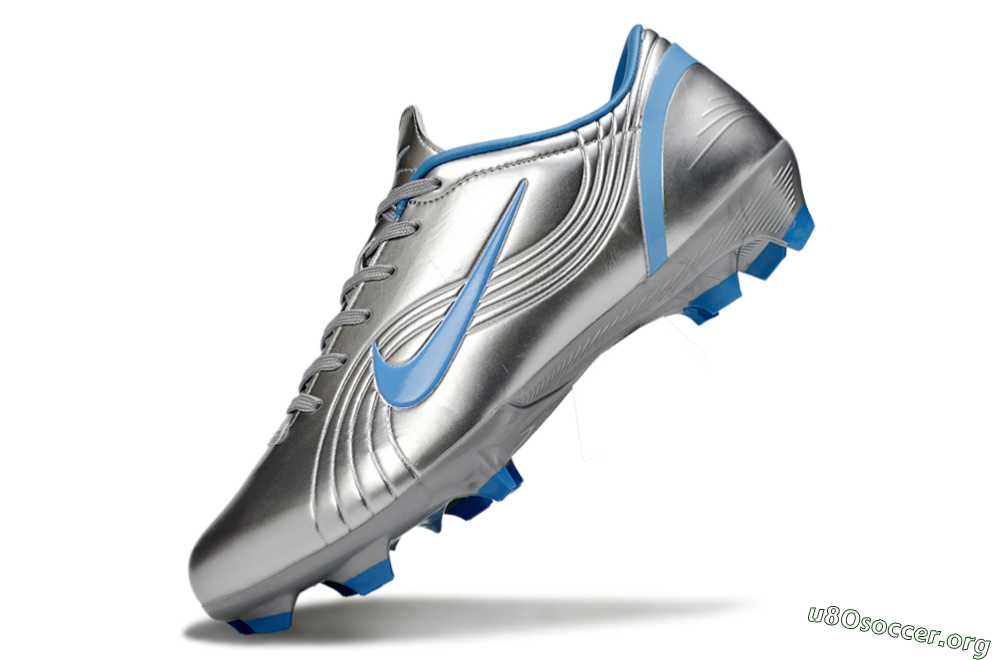 Nike Mercurial Vapor 1 Elite FG Football Boots - Silver/Blue 5