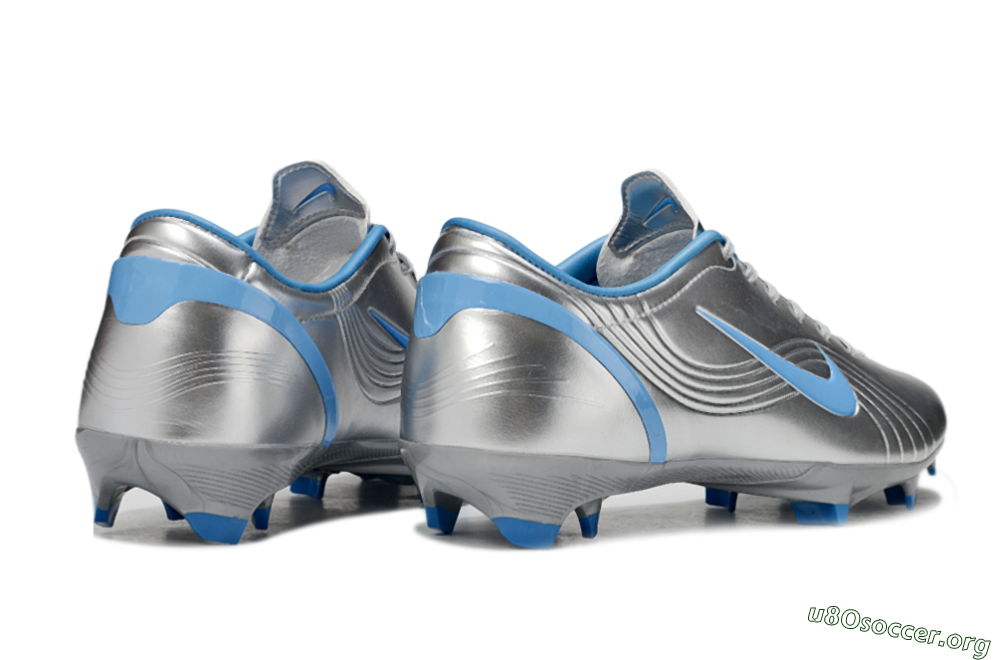 Nike Mercurial Vapor 1 Elite FG Football Boots - Silver/Blue 6