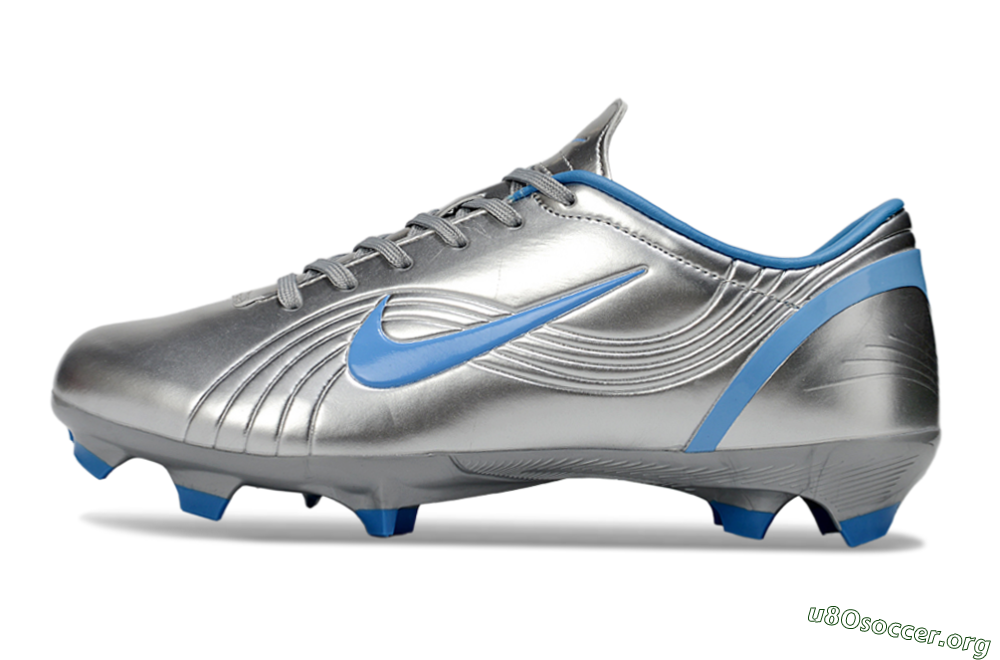 Nike Mercurial Vapor 1 Elite FG Football Boots - Silver/Blue 3