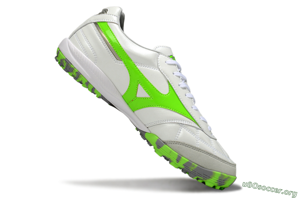Mizuno Morelia Neo 4 TF Football Shoes - Beige/Grey/Yellow 4