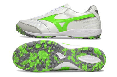 Mizuno Morelia Neo 4 TF Football Shoes - Beige/Grey/Yellow