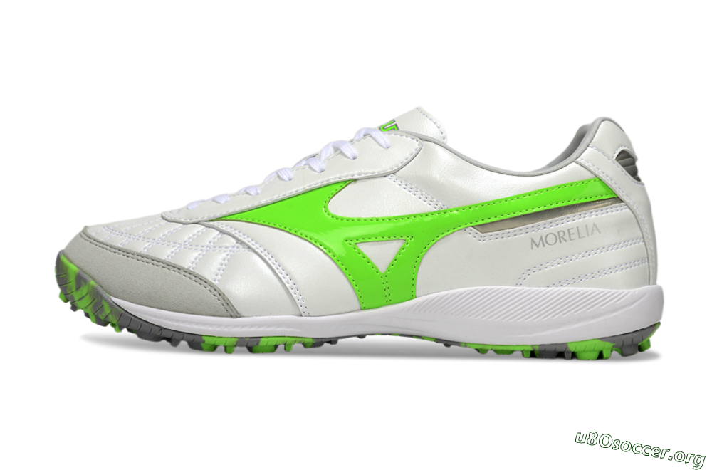 Mizuno Morelia Neo 4 TF Football Shoes - Beige/Grey/Yellow 3