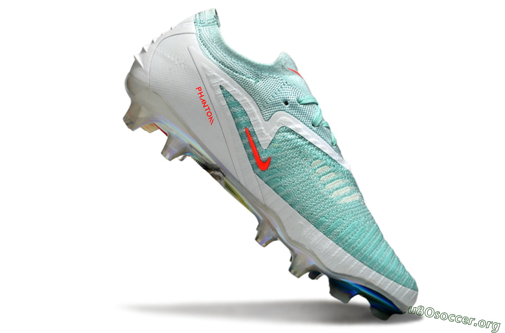 Nike Phantom 6 Low Elite FG Football Boots - Jade/White/Red 4