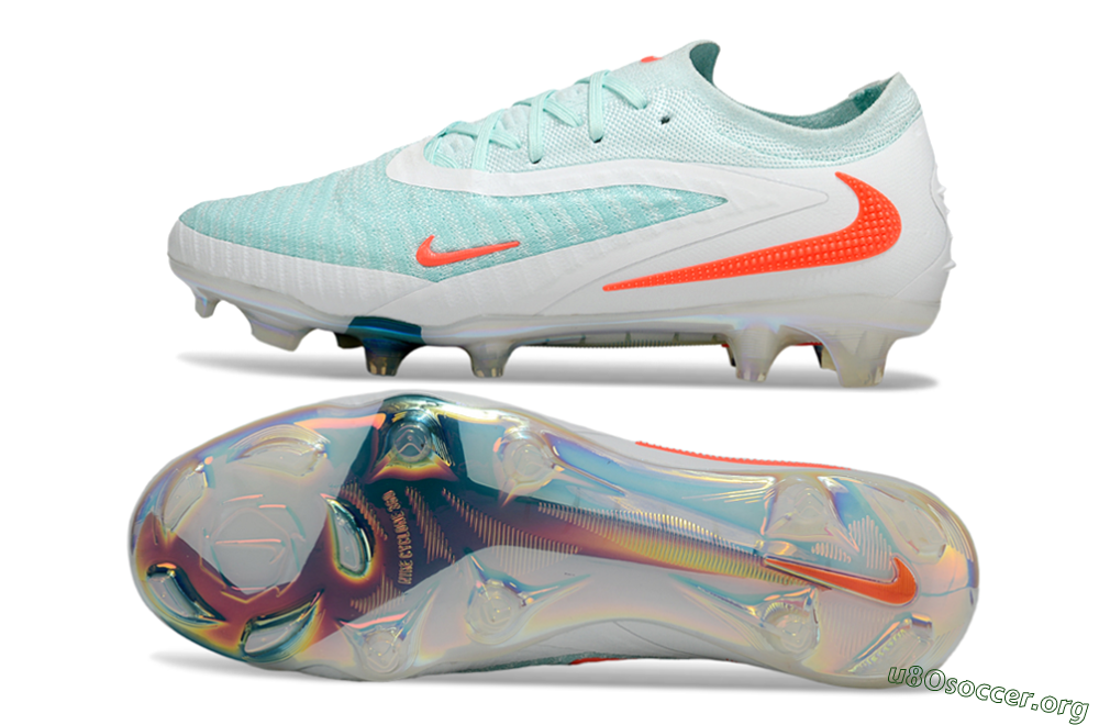 Nike Phantom 6 Low Elite FG Football Boots - Jade/White/Red 1