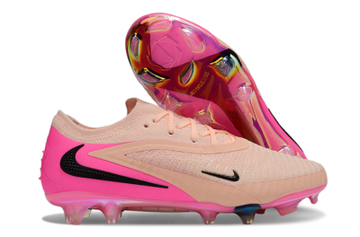 Nike Phantom 6 Low Elite FG Football Boots - Pink/Black/Gold