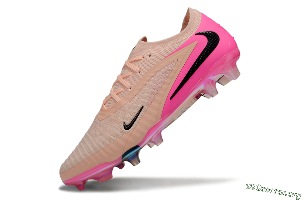 Nike Phantom 6 Low Elite FG Football Boots - Pink/Black/Gold 5
