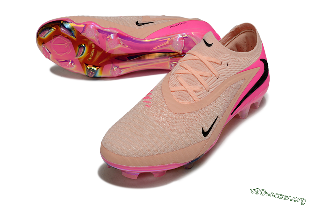 Nike Phantom 6 Low Elite FG Football Boots - Pink/Black/Gold 0