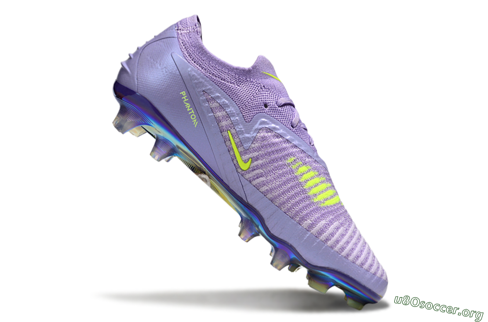 Nike Phantom 6 Low Elite FG Football Boots - Purple/Yellow/Gold 4