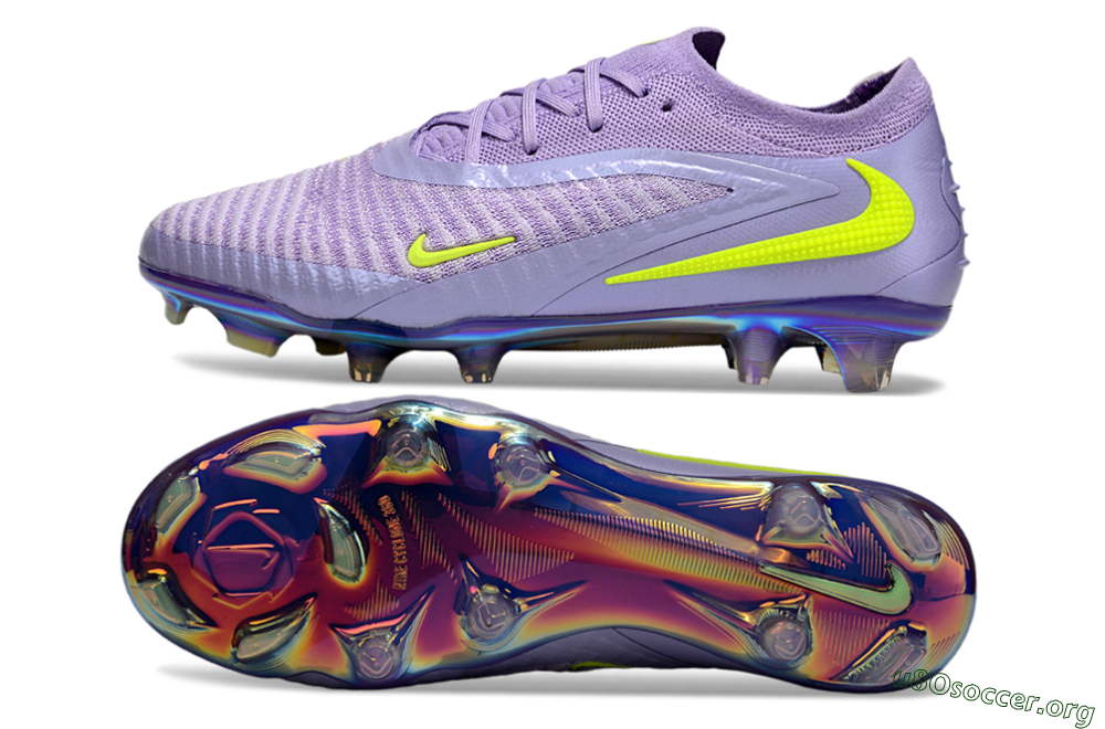 Nike Phantom 6 Low Elite FG Football Boots - Purple/Yellow/Gold 1