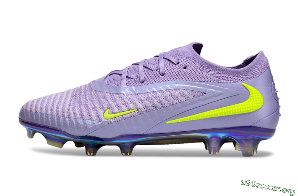 Nike Phantom 6 Low Elite FG Football Boots - Purple/Yellow/Gold 3