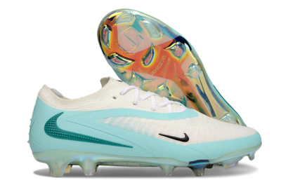Nike Phantom 6 Low Elite FG Football Boots - Beige/Jade/Gold