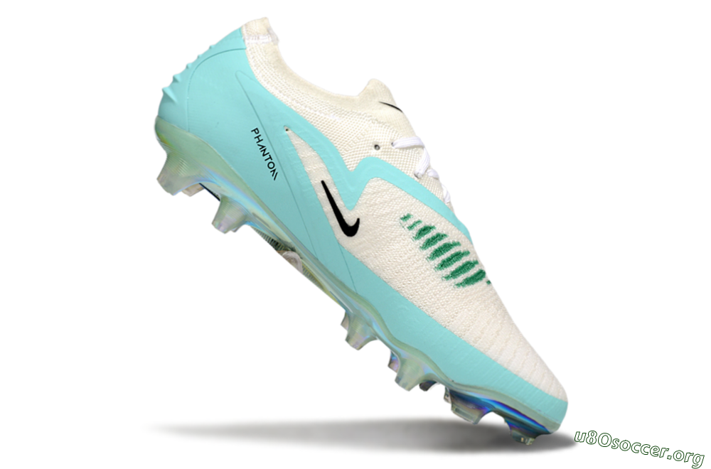 Nike Phantom 6 Low Elite FG Football Boots - Beige/Jade/Gold 4