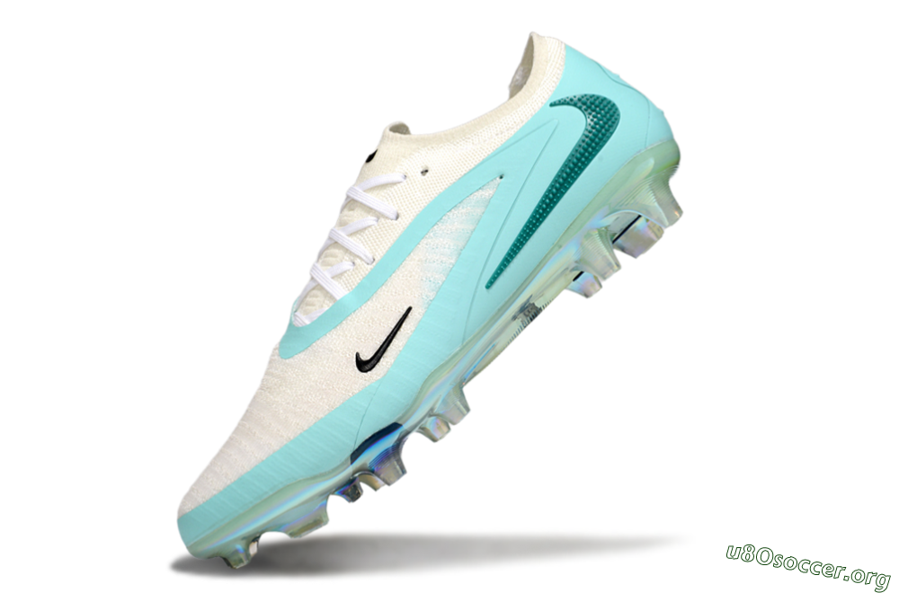 Nike Phantom 6 Low Elite FG Football Boots - Beige/Jade/Gold 5