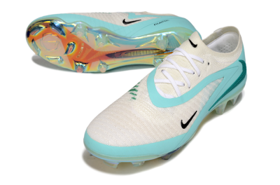 Nike Phantom 6 Low Elite FG Football Boots - Beige/Jade/Gold