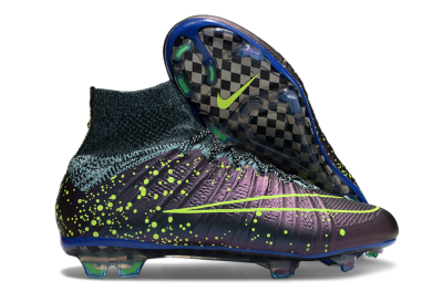 Nike Mercurial Superfly 4 Elite FG Football Boots - Purple/Yellow/Blue