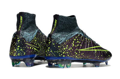 Nike Mercurial Superfly 4 Elite FG Football Boots - Purple/Yellow/Blue