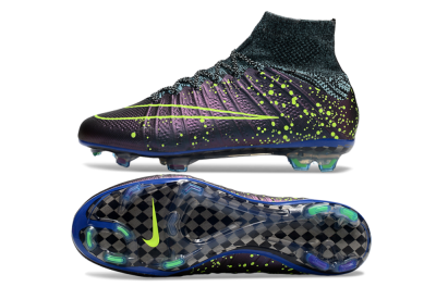 Nike Mercurial Superfly 4 Elite FG Football Boots - Purple/Yellow/Blue