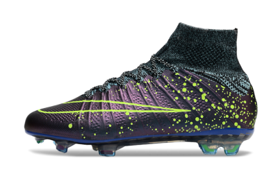 Nike Mercurial Superfly 4 Elite FG Football Boots - Purple/Yellow/Blue