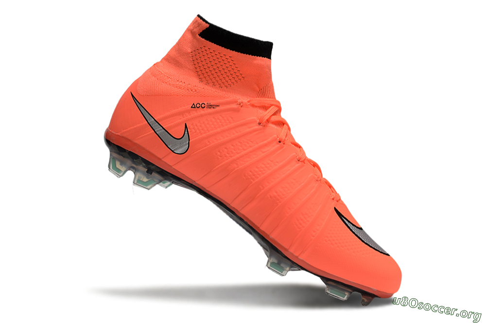 Nike Mercurial Superfly 4 Elite FG Football Boots - Red/Silver/Black 4