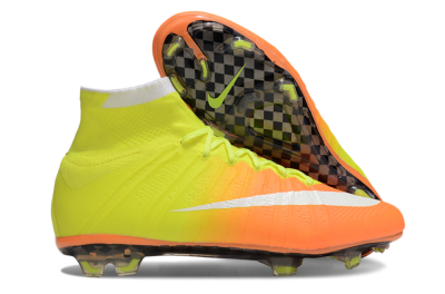 Nike Mercurial Superfly 4 Elite FG Football Boots - Yellow/White/Orange