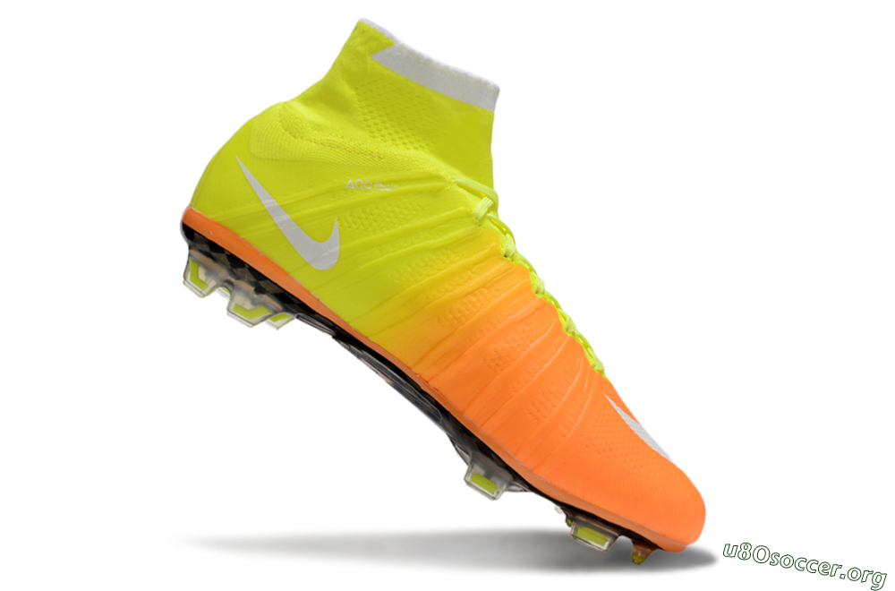 Nike Mercurial Superfly 4 Elite FG Football Boots - Yellow/White/Orange 4