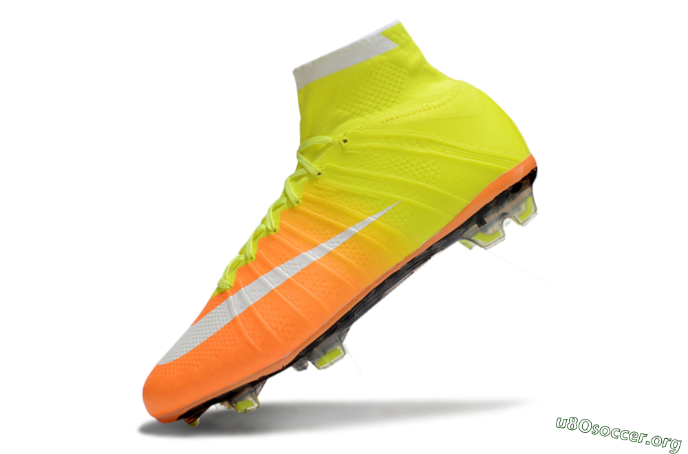 Nike Mercurial Superfly 4 Elite FG Football Boots - Yellow/White/Orange 5