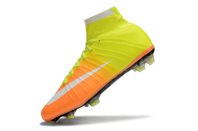 Nike Mercurial Superfly 4 Elite FG Football Boots - Yellow/White/Orange