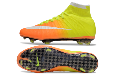 Nike Mercurial Superfly 4 Elite FG Football Boots - Yellow/White/Orange