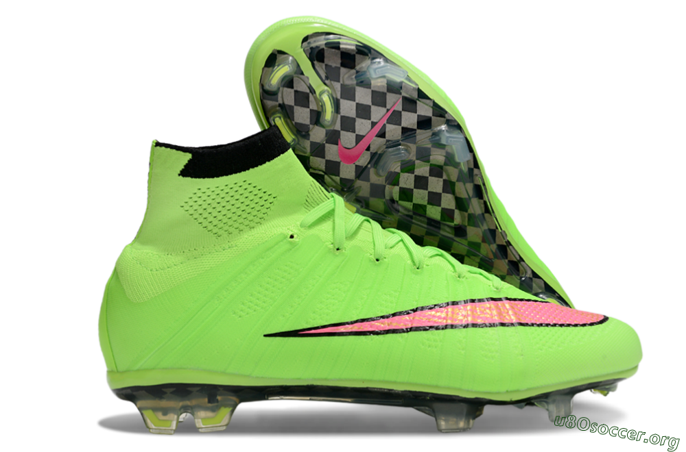 Nike Mercurial Superfly 4 Elite FG Football Boots - Yellow/Black/Pink 2