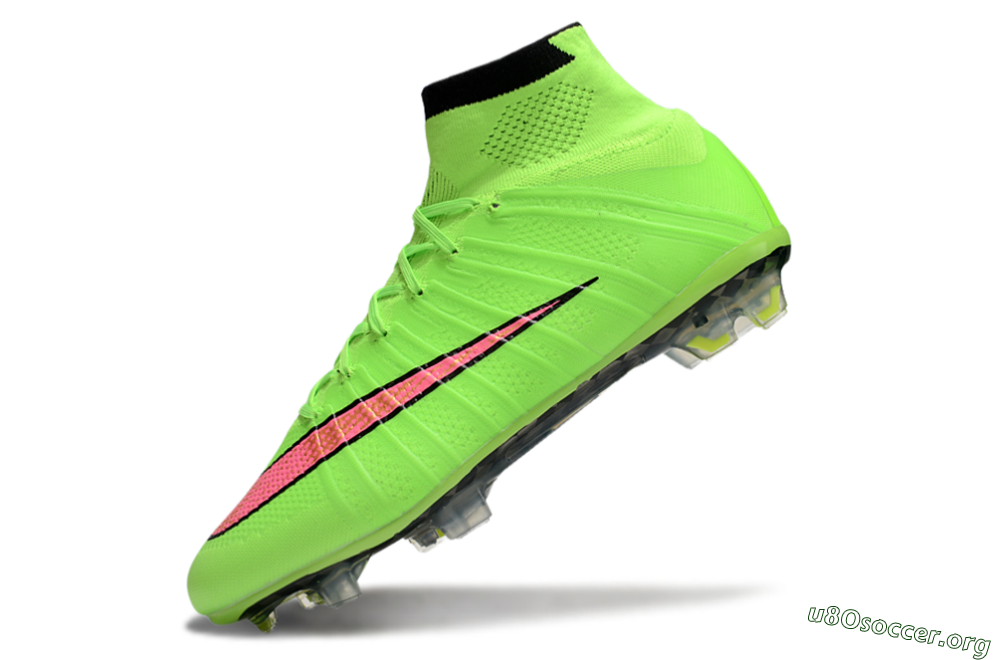 Nike Mercurial Superfly 4 Elite FG Football Boots - Yellow/Black/Pink 5