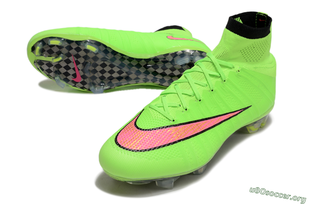 Nike Mercurial Superfly 4 Elite FG Football Boots - Yellow/Black/Pink 0