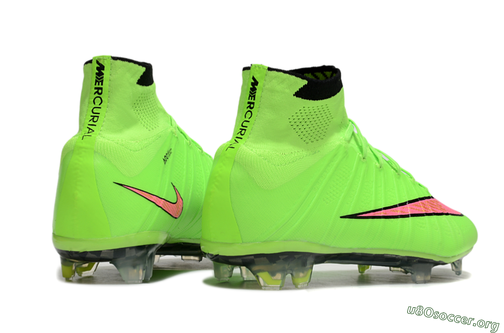 Nike Mercurial Superfly 4 Elite FG Football Boots - Yellow/Black/Pink 6