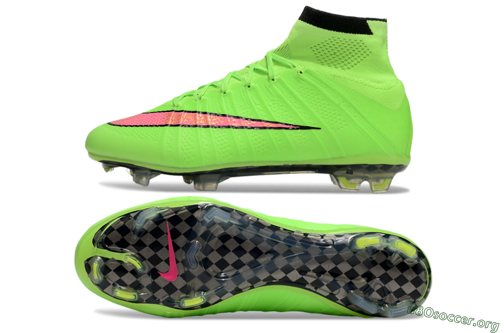 Nike Mercurial Superfly 4 Elite FG Football Boots - Yellow/Black/Pink 1