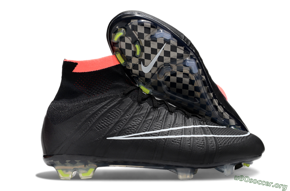 Nike Mercurial Superfly 4 Elite FG Football Boots - Black/Pink/White 2