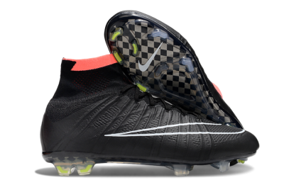 Nike Mercurial Superfly 4 Elite FG Football Boots - Black/Pink/White
