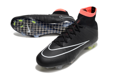 Nike Mercurial Superfly 4 Elite FG Football Boots - Black/Pink/White