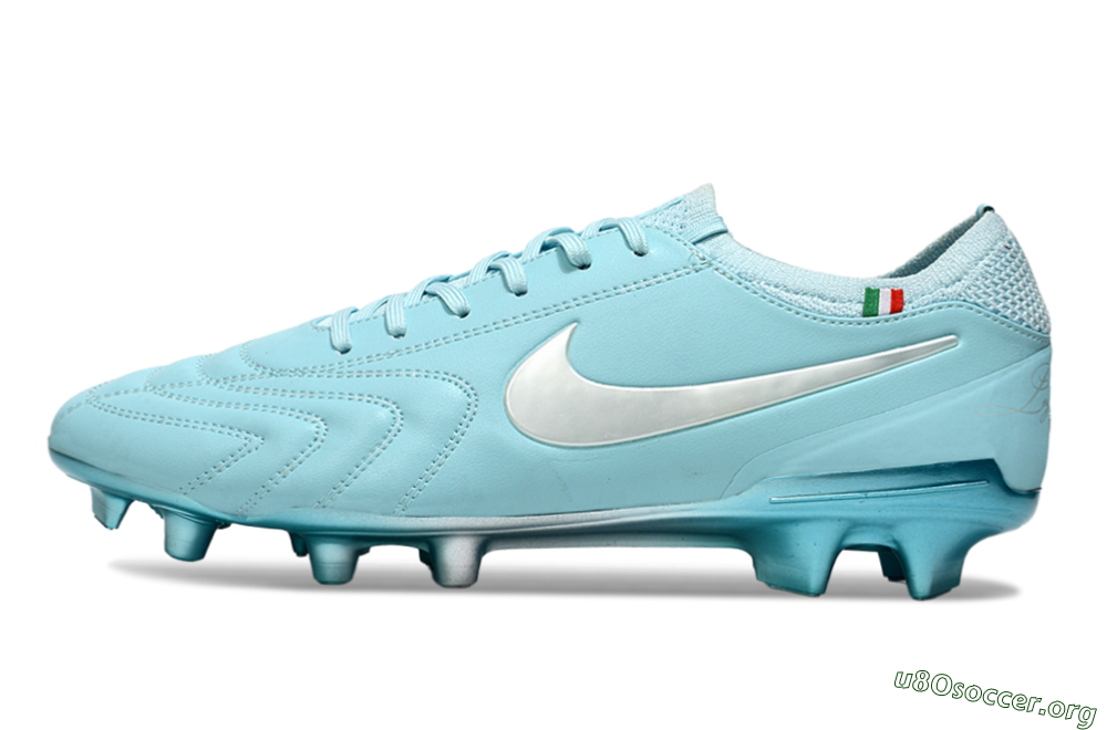 Nike Tiempo Legend 10 Elite FG Football Boots - Jade/Silver 3