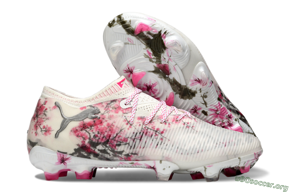 Puma Future 8 Ultimate FG Football Boots - Beige/Pink/Brown 2