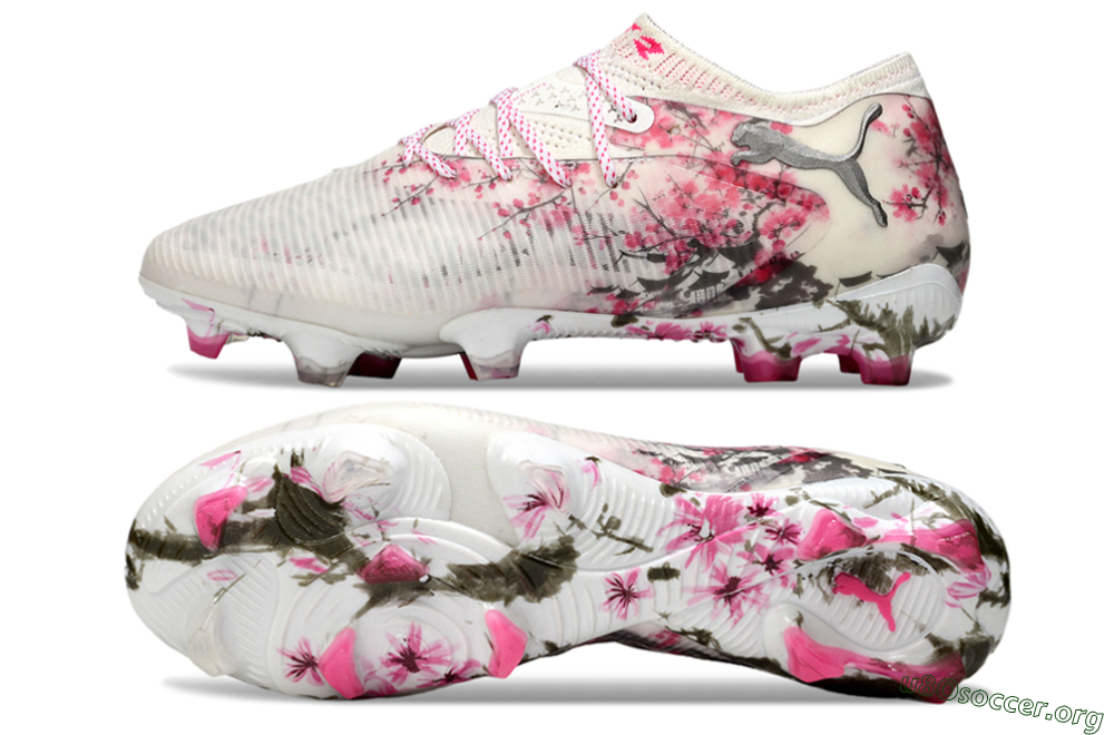 Puma Future 8 Ultimate FG Football Boots - Beige/Pink/Brown 1