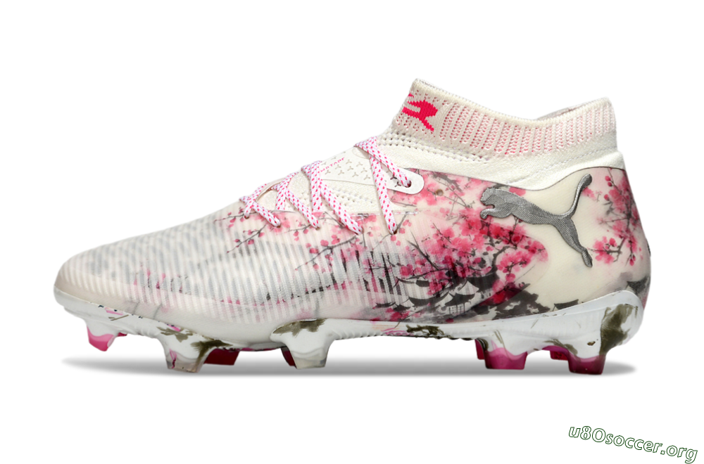 Puma Future 8 Ultimate FG Football Boots - Beige/Pink/Brown 3