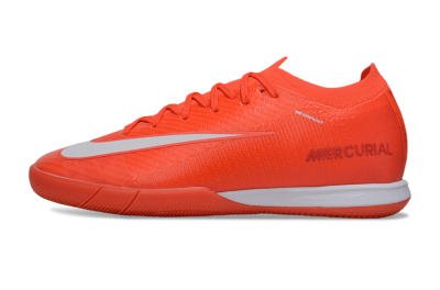 Nike Air Zoom Mercurial Vapor 16 Elite IC Football Shoes - Red/White