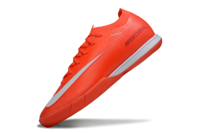 Nike Air Zoom Mercurial Vapor 16 Elite IC Football Shoes - Red/White