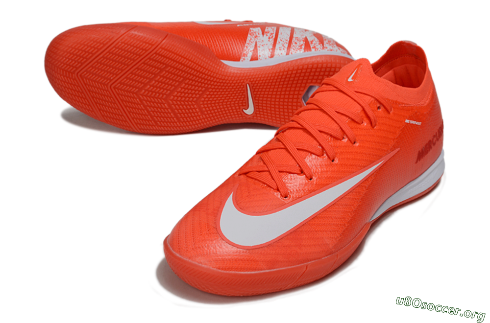Nike Air Zoom Mercurial Vapor 16 Elite IC Football Shoes - Red/White 0