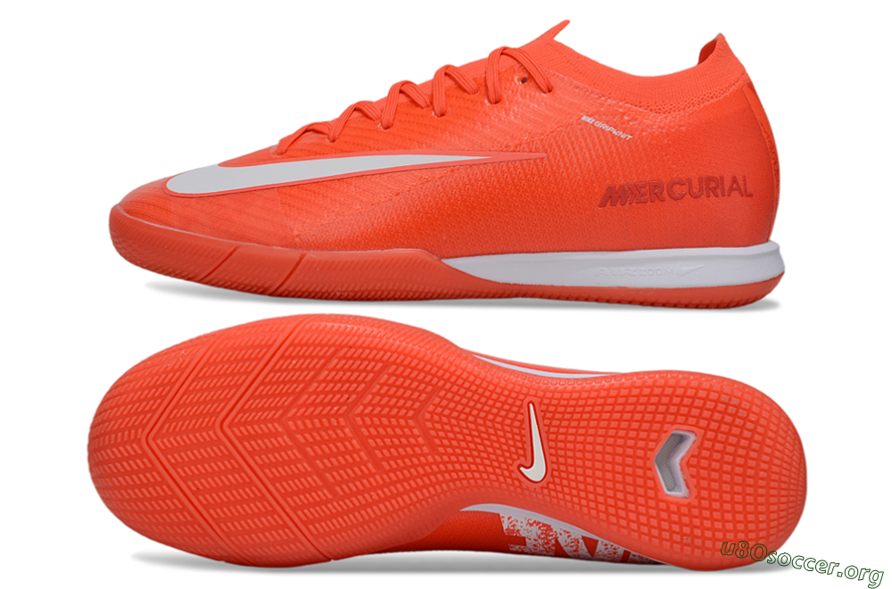 Nike Air Zoom Mercurial Vapor 16 Elite IC Football Shoes - Red/White 1