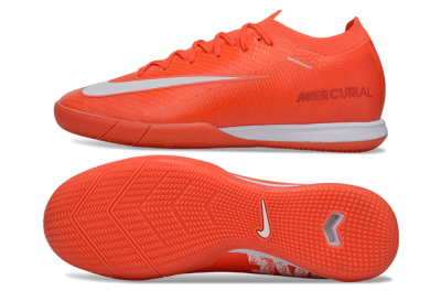 Nike Air Zoom Mercurial Vapor 16 Elite IC Football Shoes - Red/White