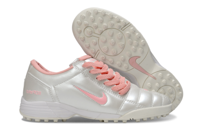 Nike Total 90 III TF Football Shoes - Beige/Pink/White