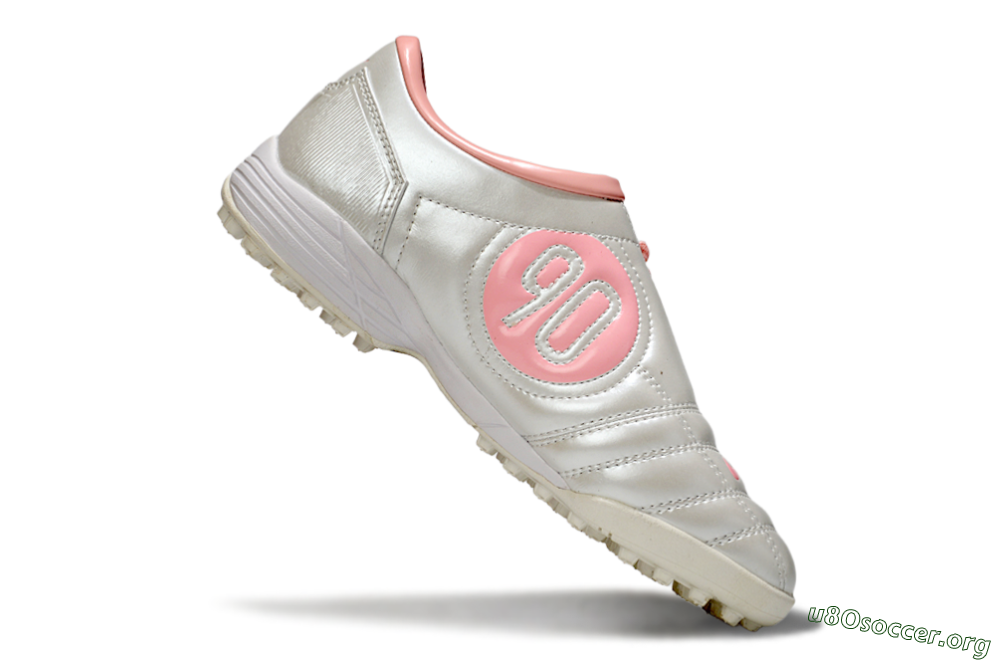 Nike Total 90 III TF Football Shoes - Beige/Pink/White 4