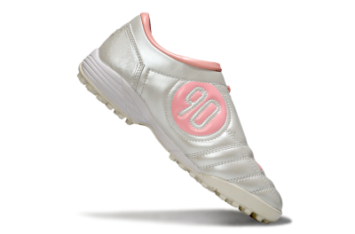 Nike Total 90 III TF Football Shoes - Beige/Pink/White