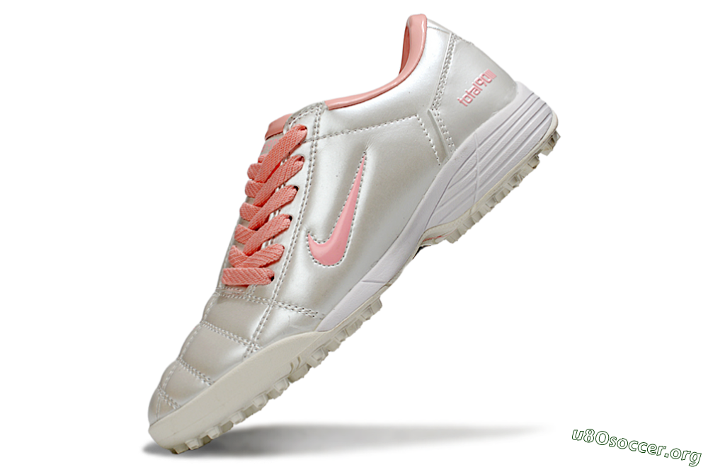 Nike Total 90 III TF Football Shoes - Beige/Pink/White 5