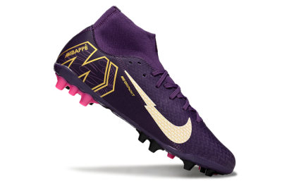 Nike Air Zoom Mercurial Superfly 10 Elite AG Football Boots - Purple/White/Gold